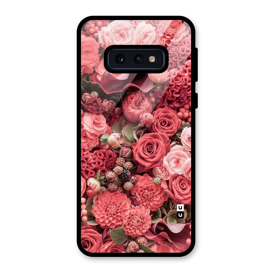 Shades Of Peach Glass Back Case for Galaxy S10e