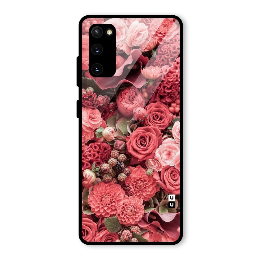 Shades Of Peach Glass Back Case for Galaxy S20 FE