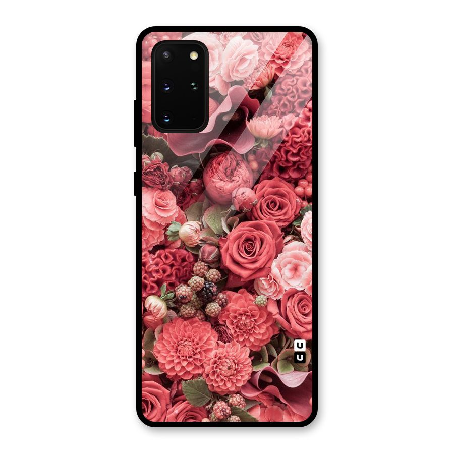 Shades Of Peach Glass Back Case for Galaxy S20 Plus