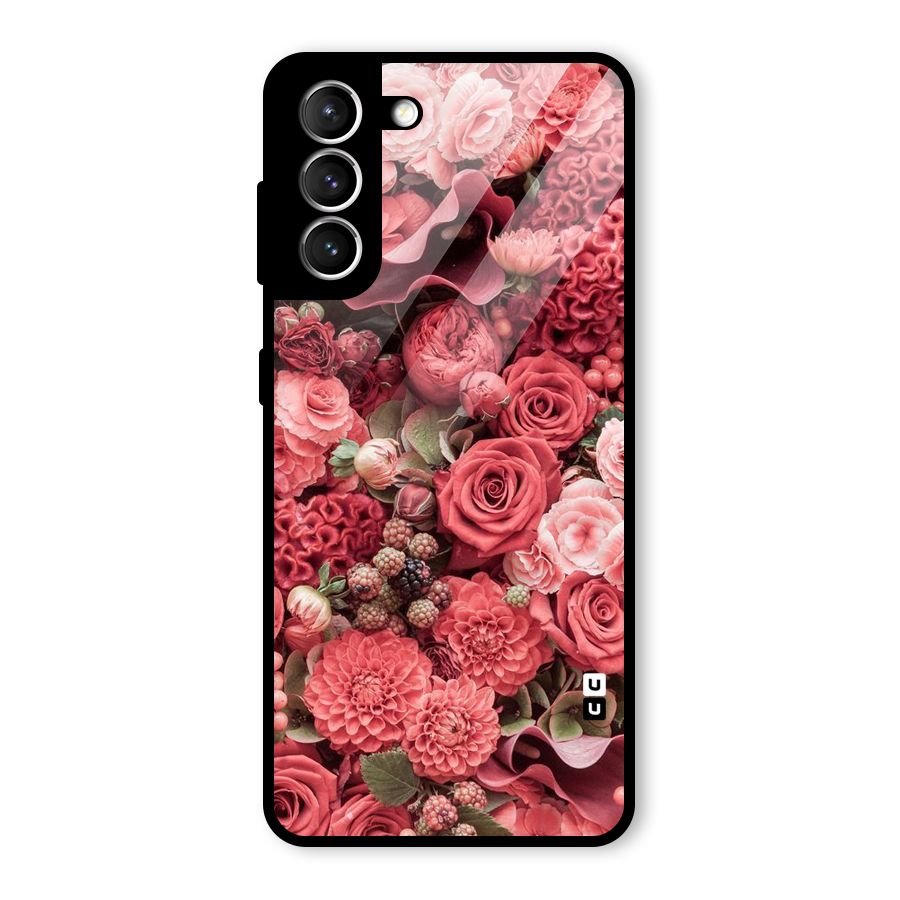 Shades Of Peach Glass Back Case for Galaxy S21 5G