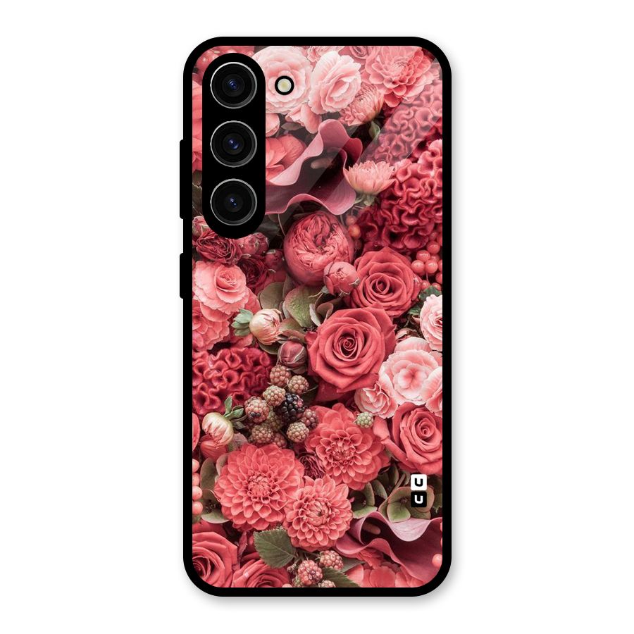 Shades Of Peach Glass Back Case for Galaxy S23