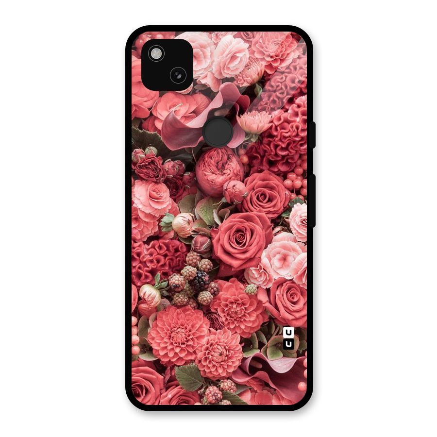 Shades Of Peach Glass Back Case for Google Pixel 4a