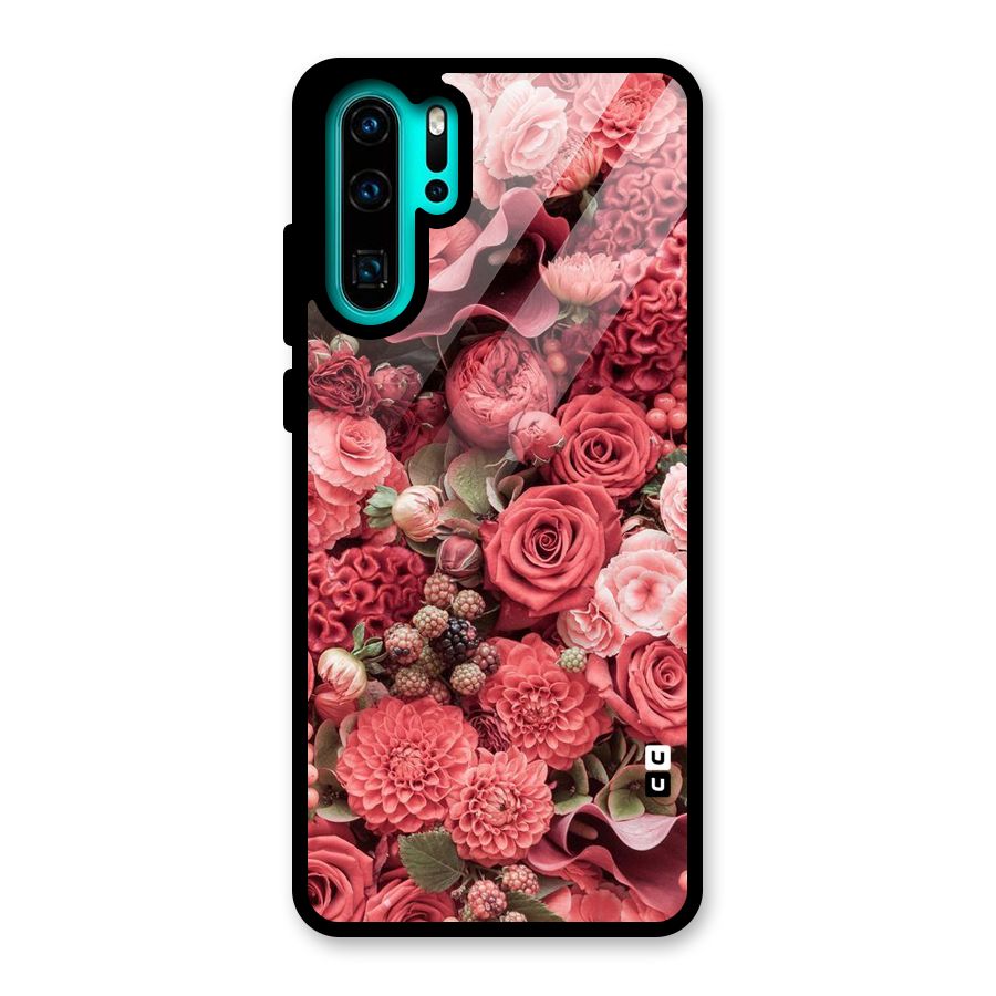 Shades Of Peach Glass Back Case for Huawei P30 Pro