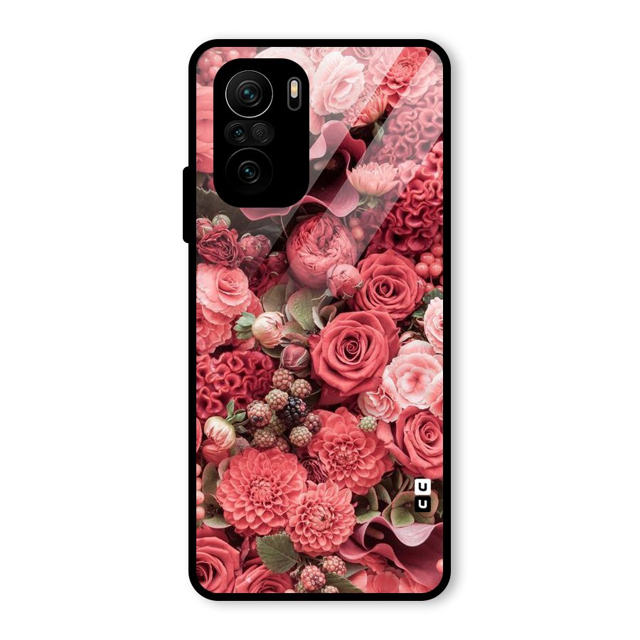 Shades Of Peach Glass Back Case for Mi 11x