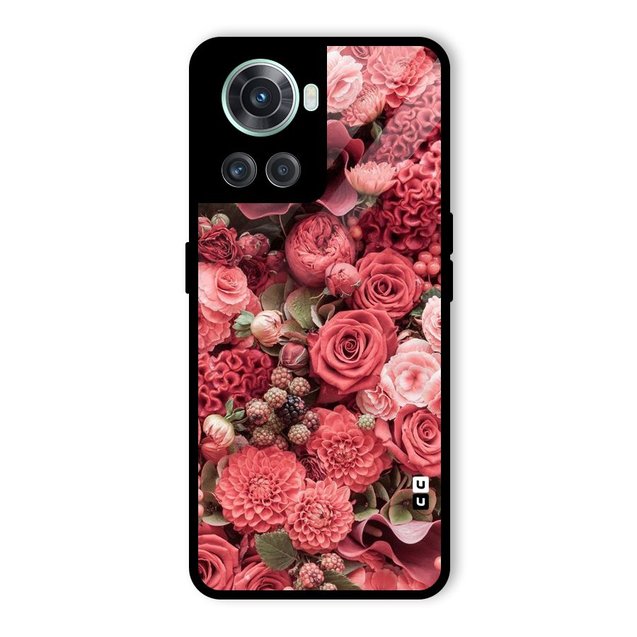 Shades Of Peach Glass Back Case for OnePlus 10R