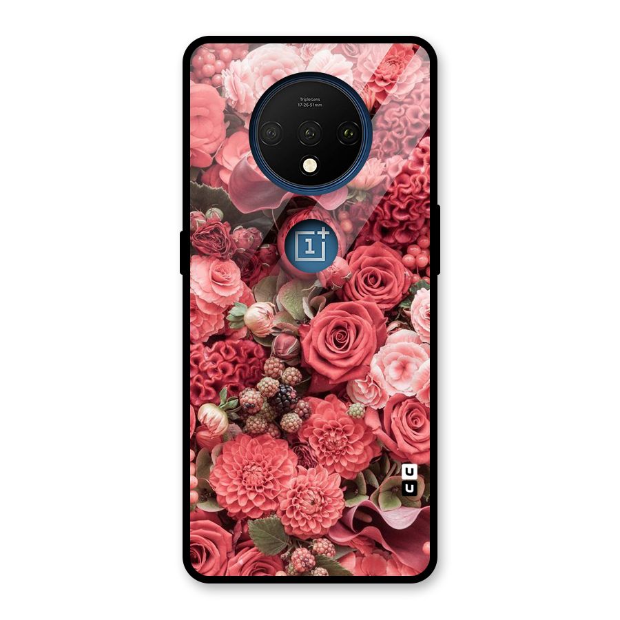 Shades Of Peach Glass Back Case for OnePlus 7T