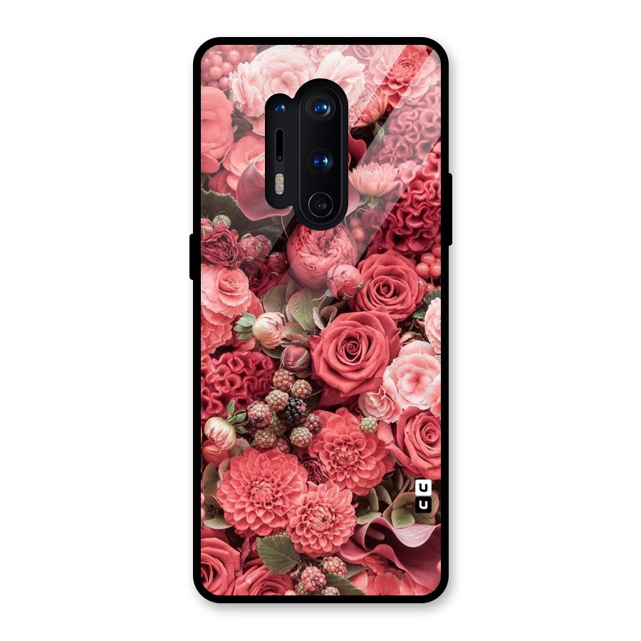 Shades Of Peach Glass Back Case for OnePlus 8 Pro