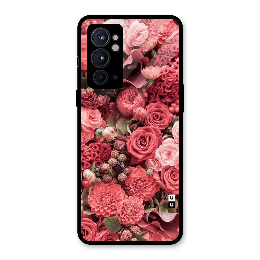 Shades Of Peach Glass Back Case for OnePlus 9RT 5G