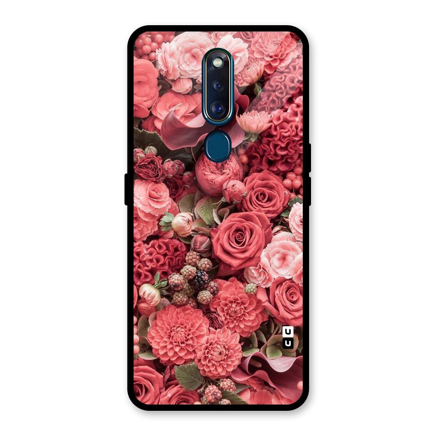 Shades Of Peach Glass Back Case for Oppo F11 Pro