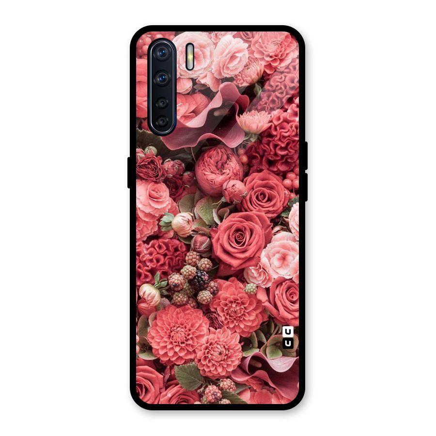 Shades Of Peach Glass Back Case for Oppo F15