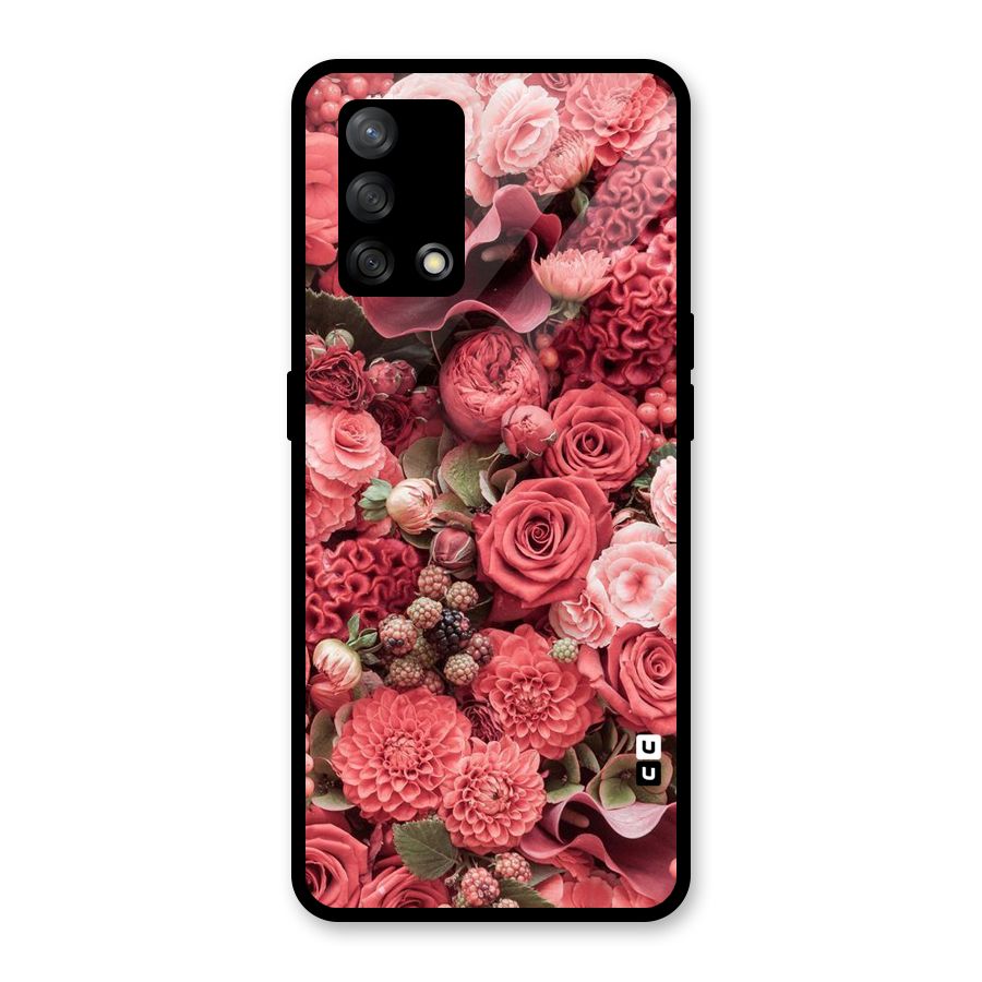 Shades Of Peach Glass Back Case for Oppo F19