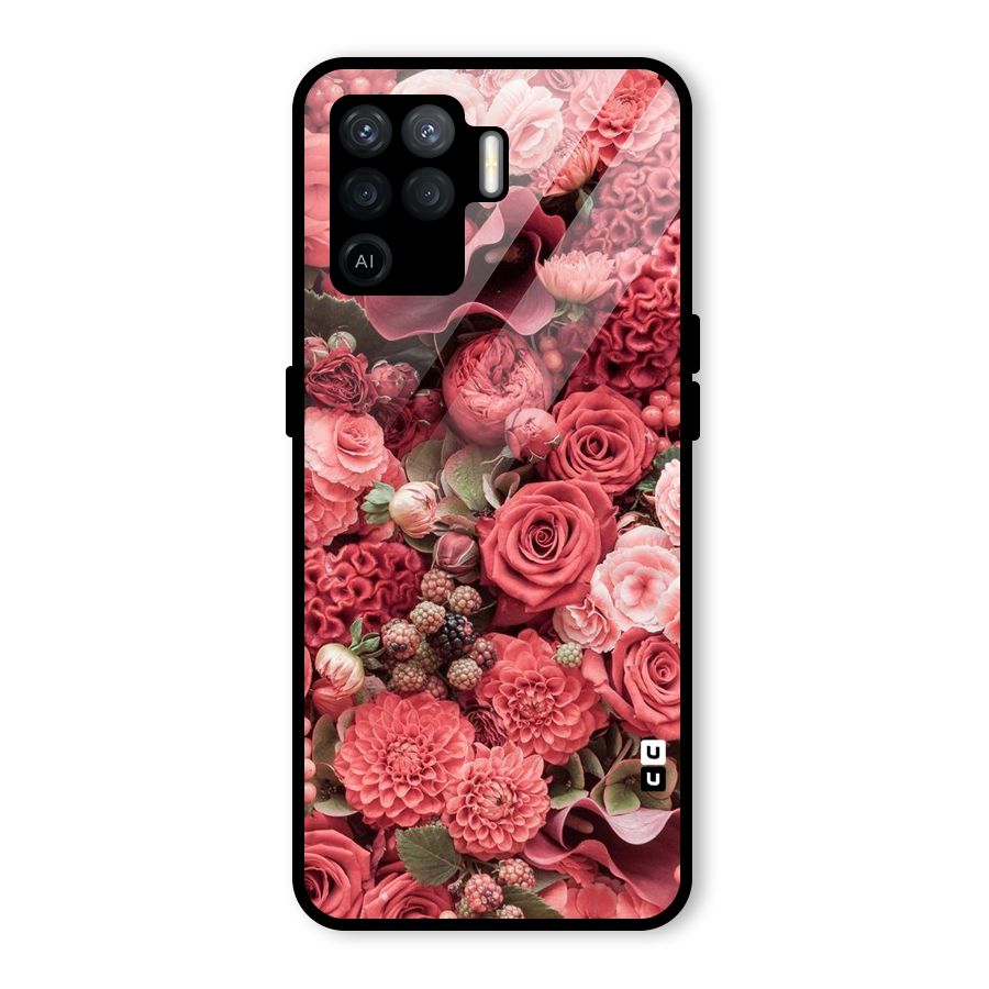 Shades Of Peach Glass Back Case for Oppo F19 Pro