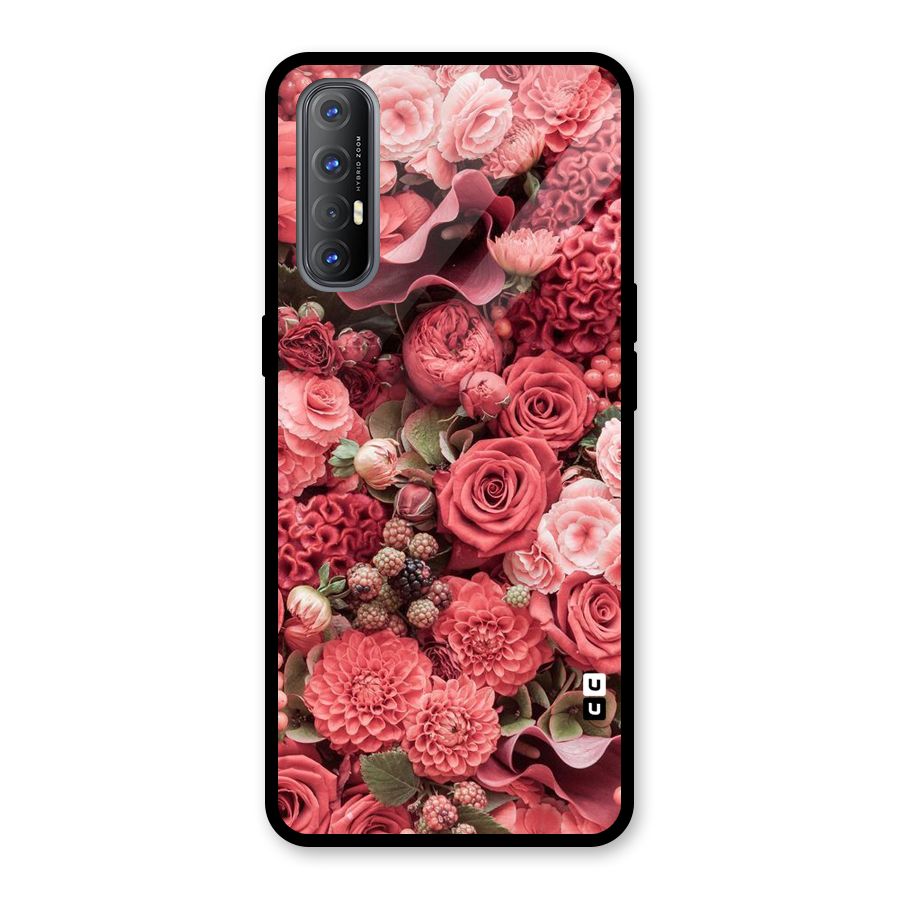Shades Of Peach Glass Back Case for Oppo Reno3 Pro