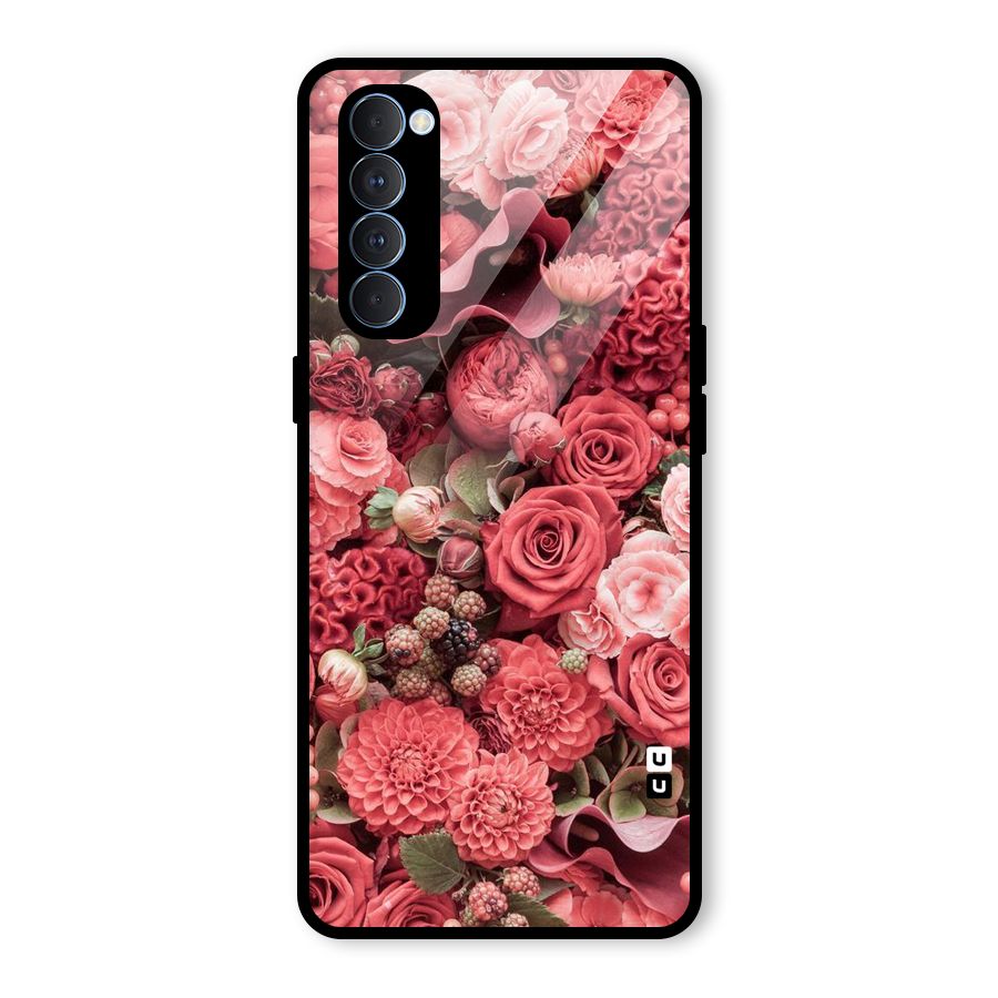 Shades Of Peach Glass Back Case for Oppo Reno4 Pro