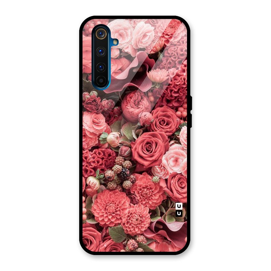 Shades Of Peach Glass Back Case for Realme 6 Pro