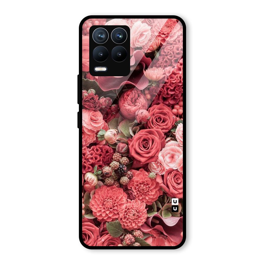 Shades Of Peach Glass Back Case for Realme 8 Pro