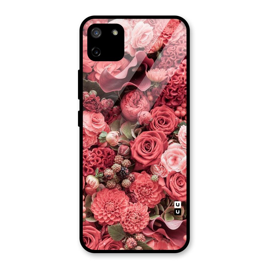 Shades Of Peach Glass Back Case for Realme C11