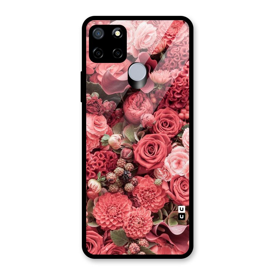 Shades Of Peach Glass Back Case for Realme C12