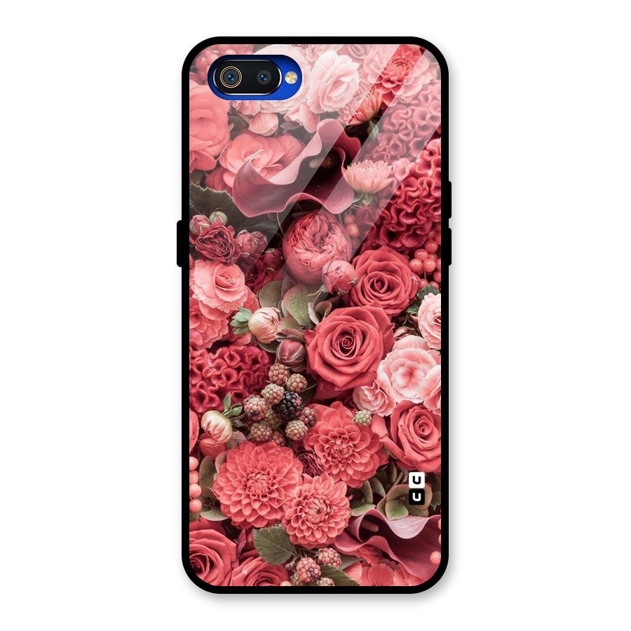 Shades Of Peach Glass Back Case for Realme C2