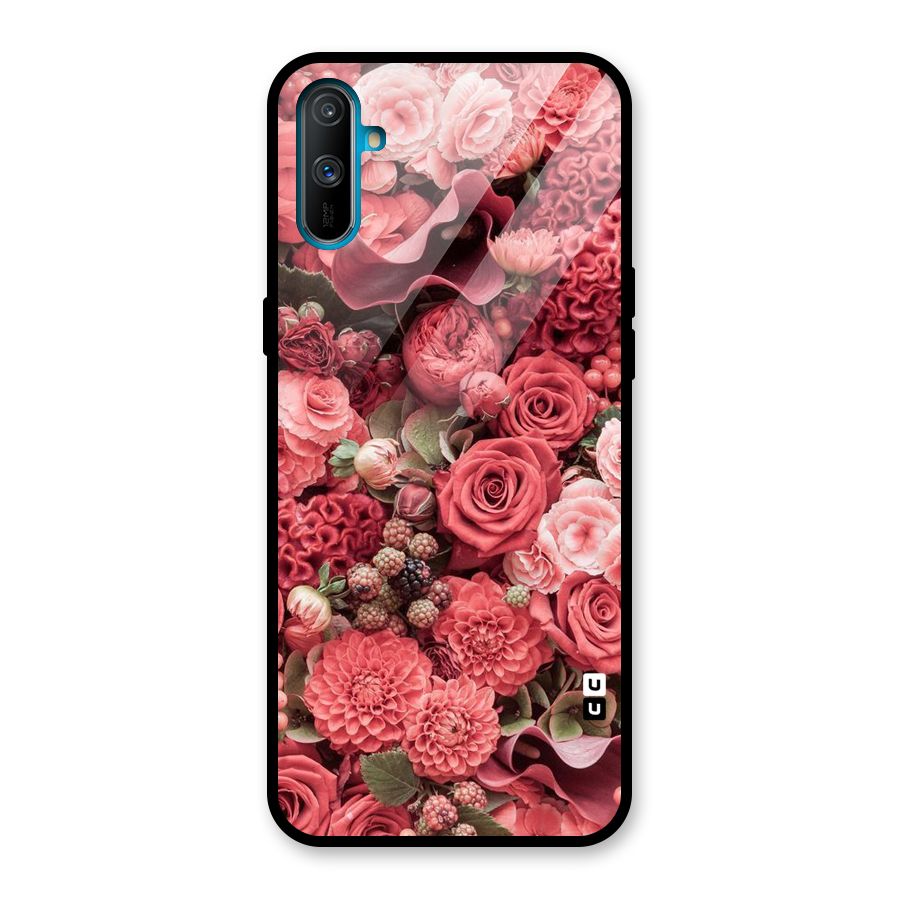Shades Of Peach Glass Back Case for Realme C3