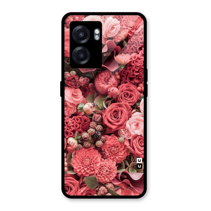 Shades Of Peach Glass Back Case for Realme Narzo 50 5G