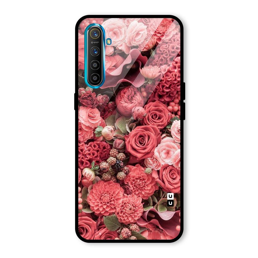 Shades Of Peach Glass Back Case for Realme X2
