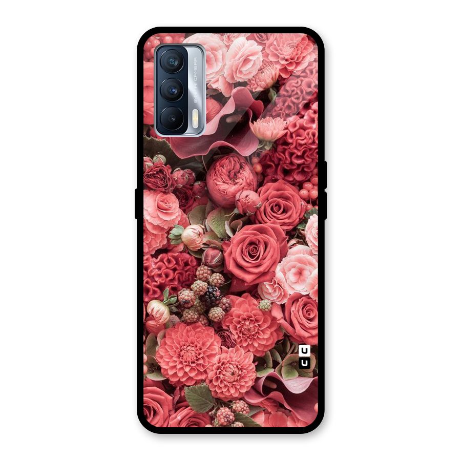 Shades Of Peach Glass Back Case for Realme X7