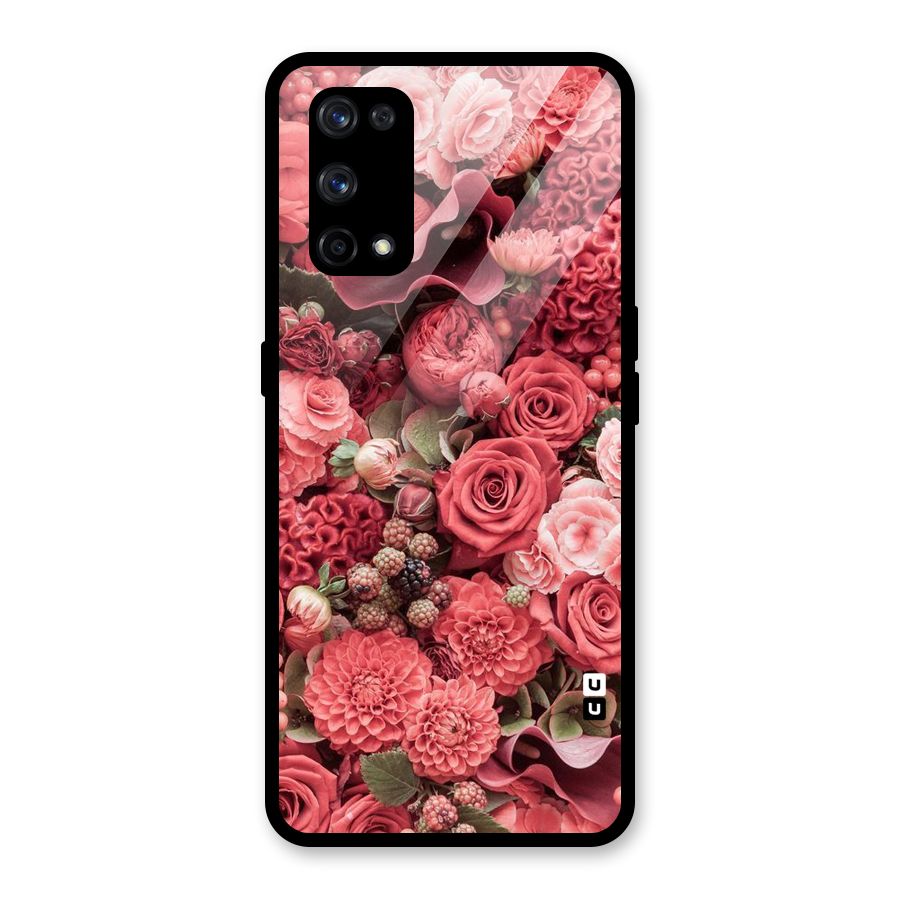 Shades Of Peach Glass Back Case for Realme X7 Pro