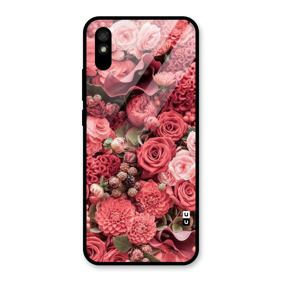 Shades Of Peach Glass Back Case for Redmi 9i