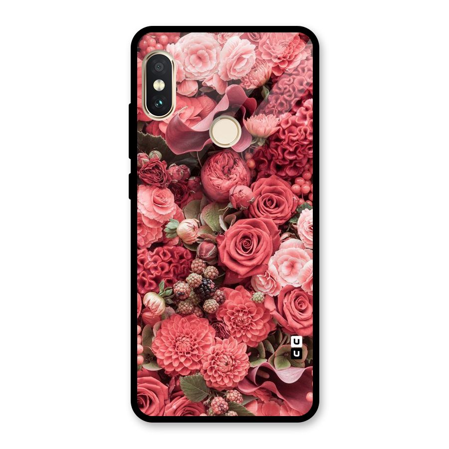 Shades Of Peach Glass Back Case for Redmi Note 5 Pro