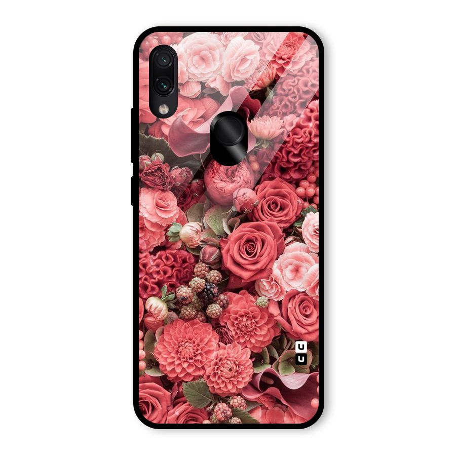 Shades Of Peach Glass Back Case for Redmi Note 7
