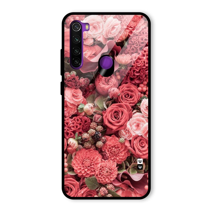 Shades Of Peach Glass Back Case for Redmi Note 8