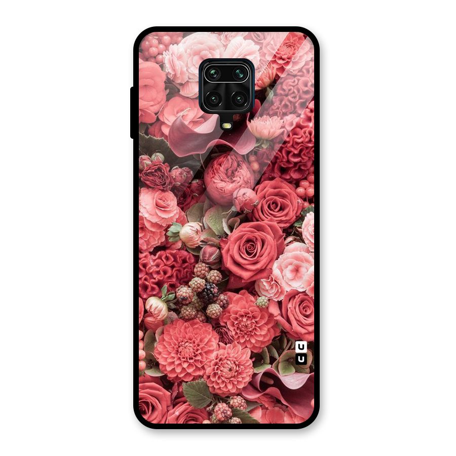 Shades Of Peach Glass Back Case for Redmi Note 9 Pro