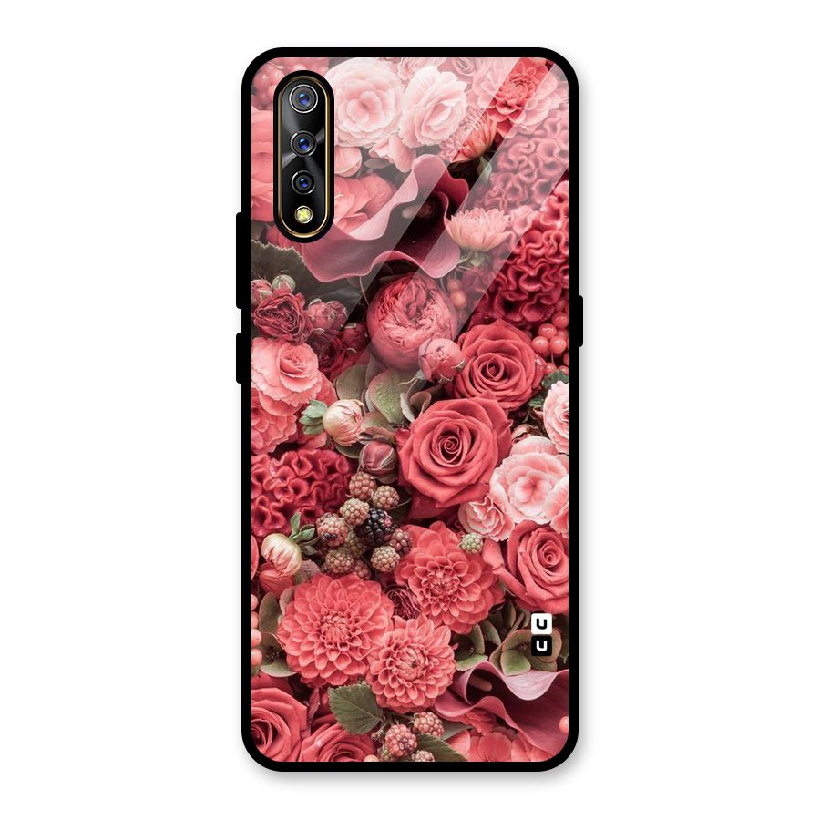 Shades Of Peach Glass Back Case for Vivo S1
