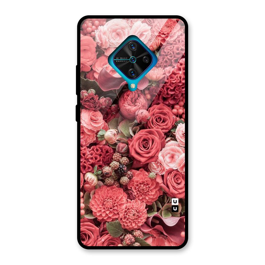 Shades Of Peach Glass Back Case for Vivo S1 Pro