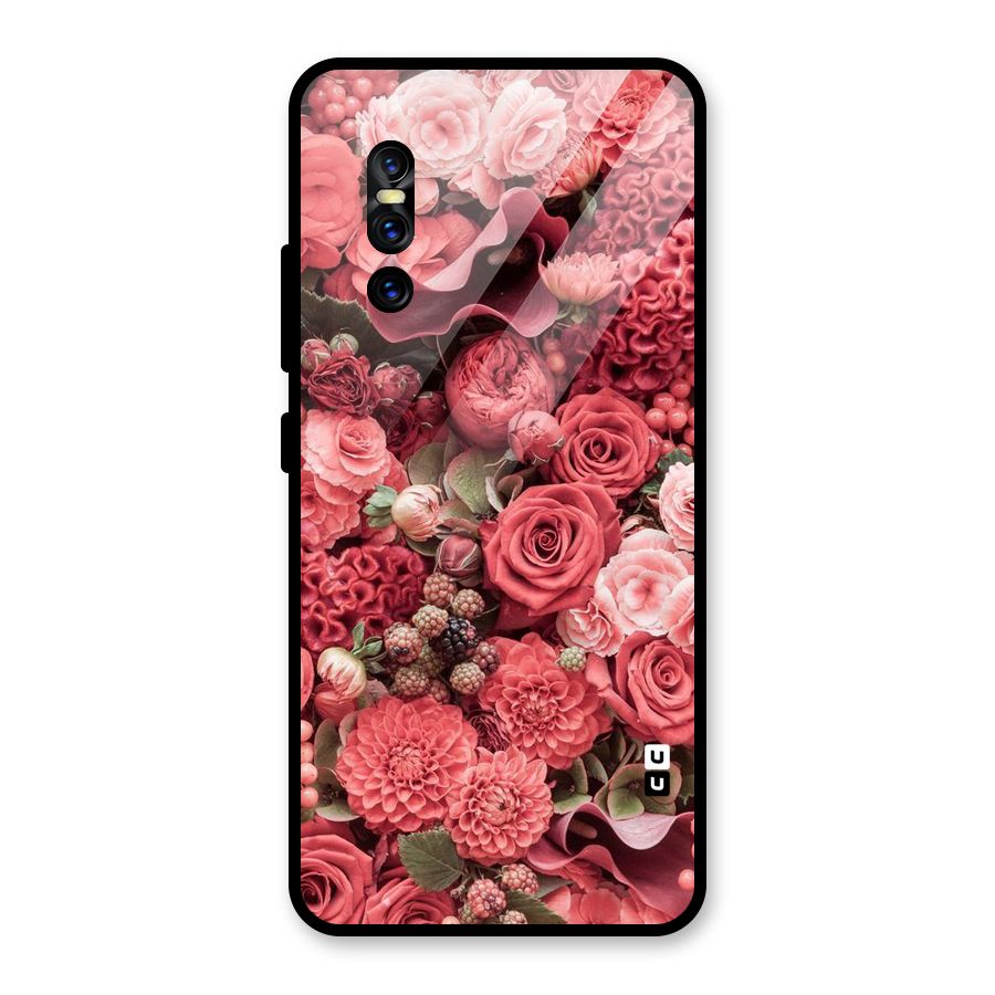 Shades Of Peach Glass Back Case for Vivo V15 Pro