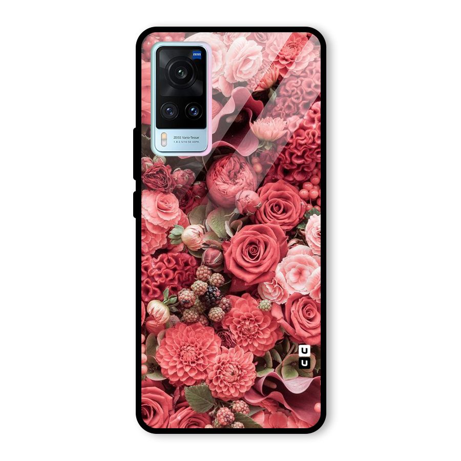 Shades Of Peach Glass Back Case for Vivo X60