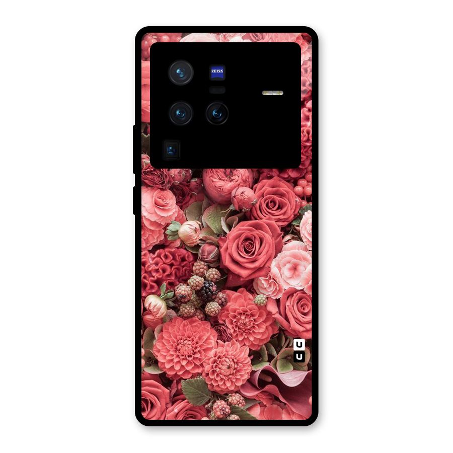 Shades Of Peach Glass Back Case for Vivo X80 Pro