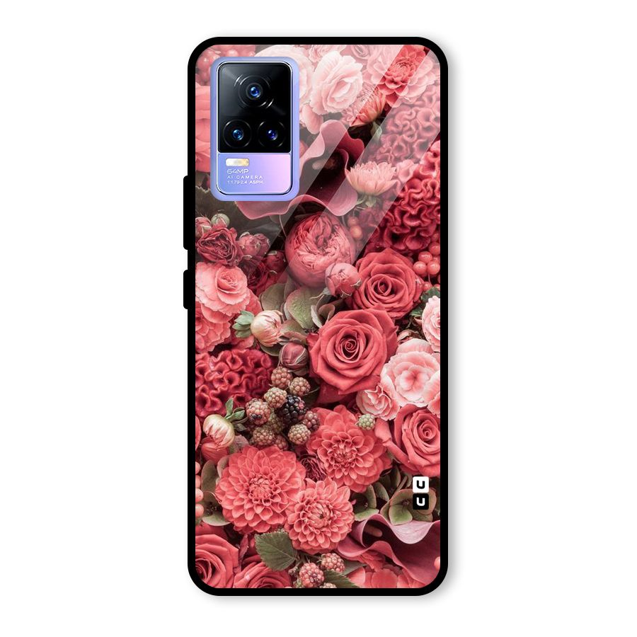 Shades Of Peach Glass Back Case for Vivo Y73