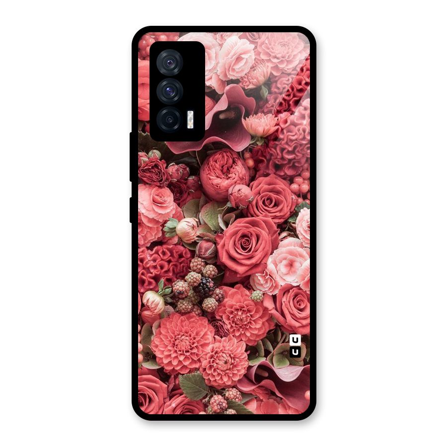 Shades Of Peach Glass Back Case for Vivo iQOO 7 5G