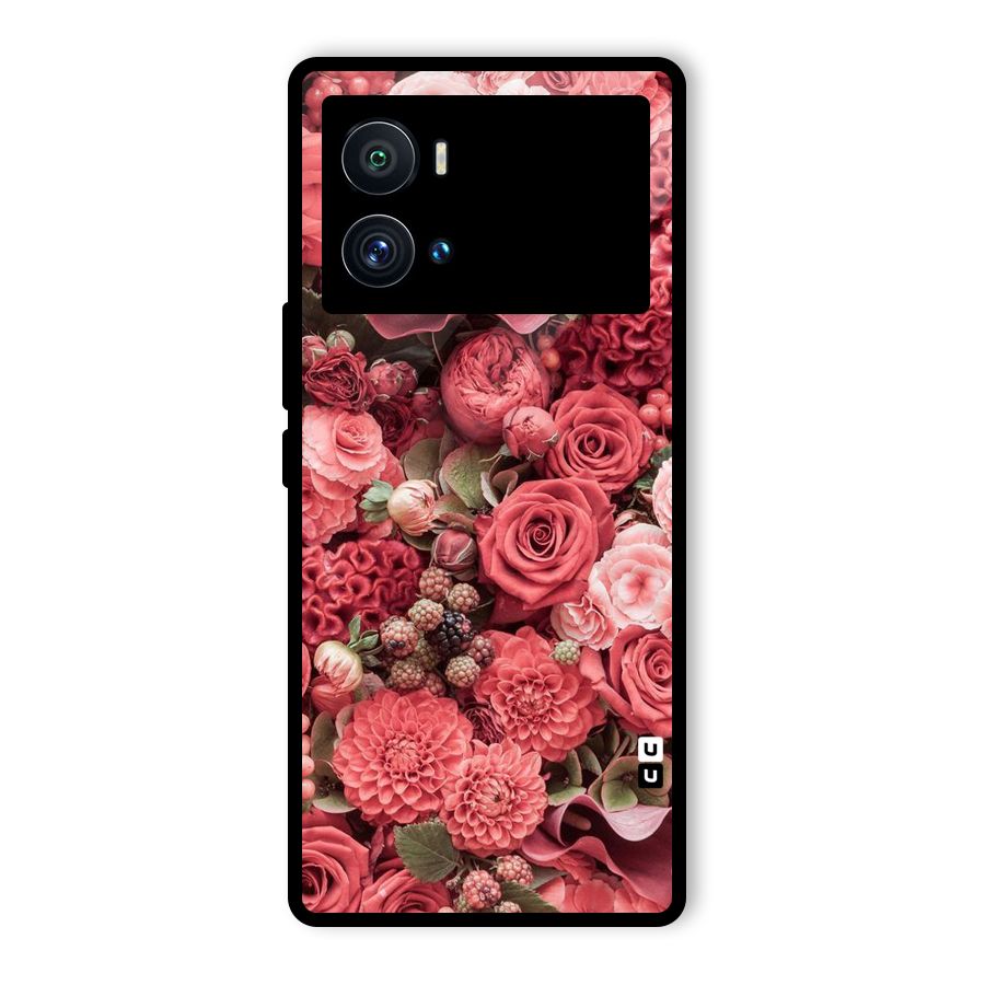 Shades Of Peach Glass Back Case for Vivo iQOO 9 Pro
