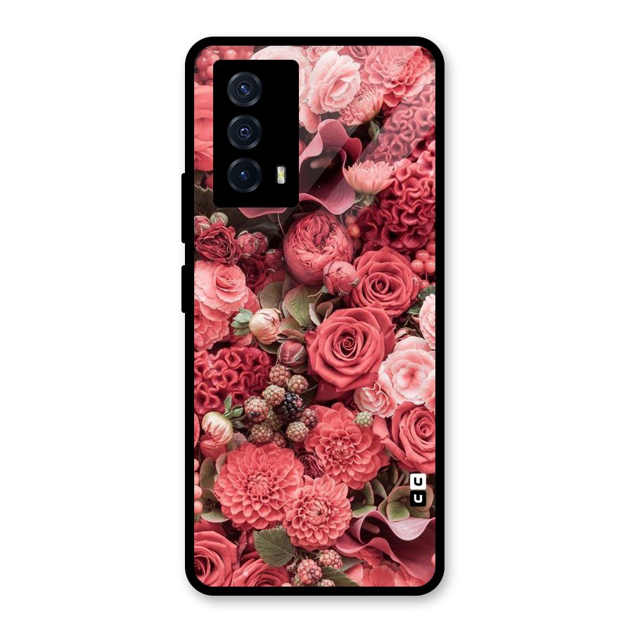 Shades Of Peach Glass Back Case for Vivo iQOO Z5