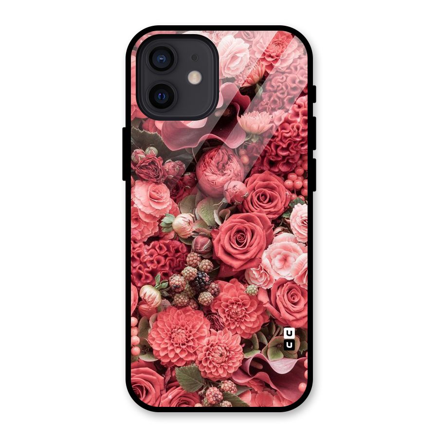 Shades Of Peach Glass Back Case for iPhone 12