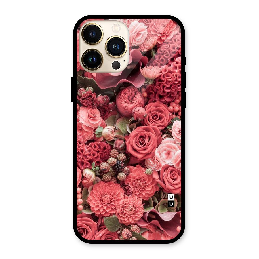 Shades Of Peach Glass Back Case for iPhone 13 Pro Max