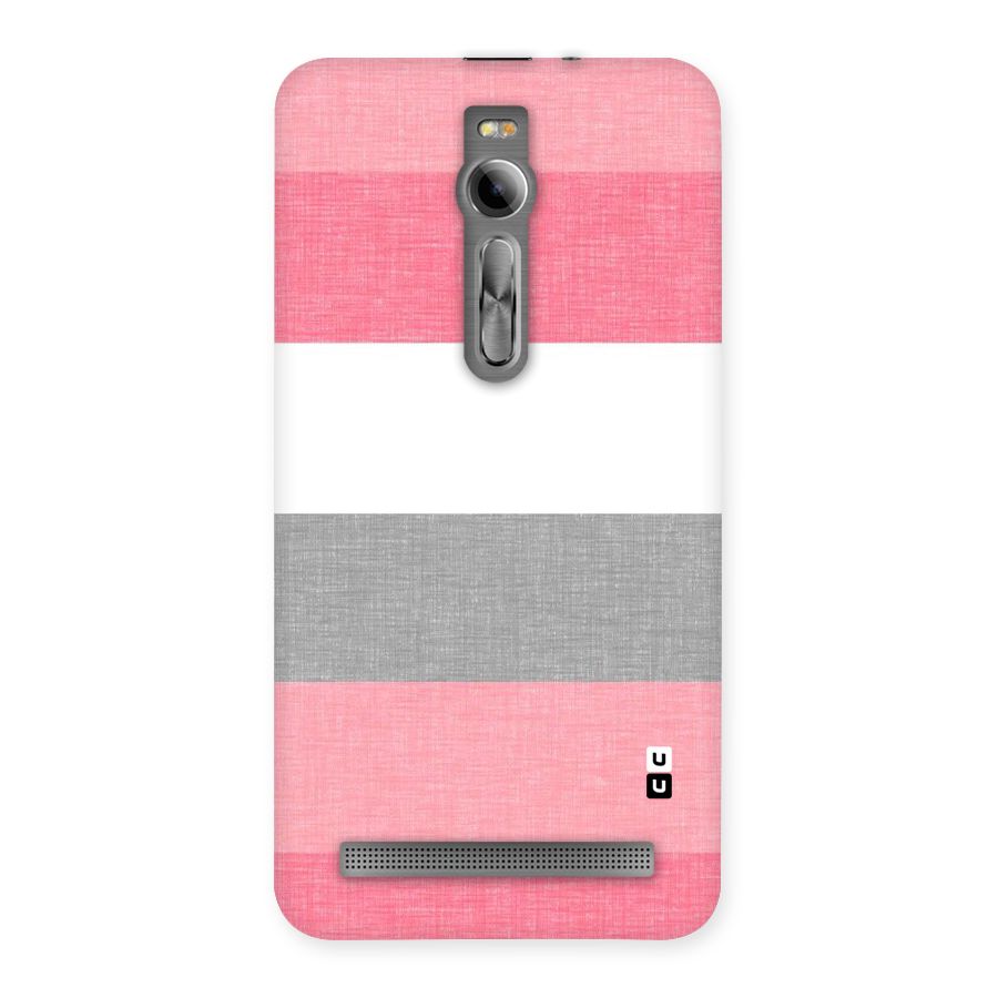 Shades Pink Stripes Back Case for Asus Zenfone 2