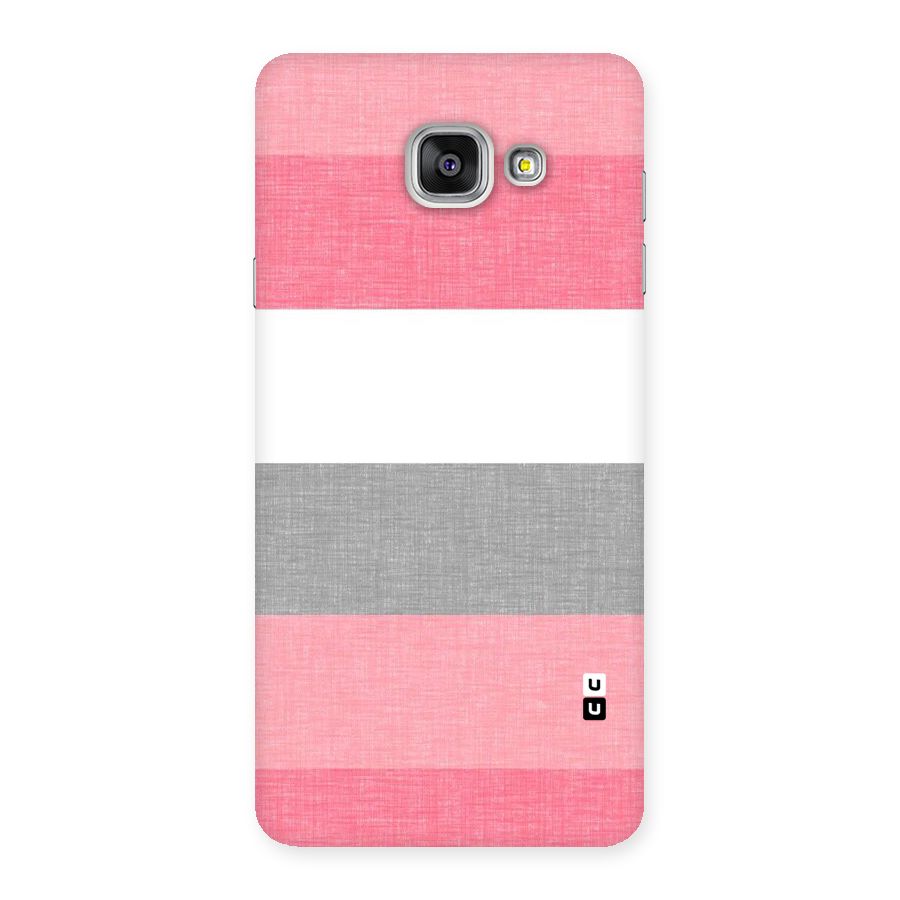 Shades Pink Stripes Back Case for Galaxy A7 2016