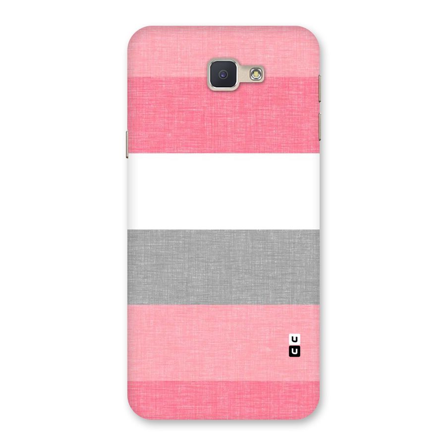 Shades Pink Stripes Back Case for Galaxy J5 Prime