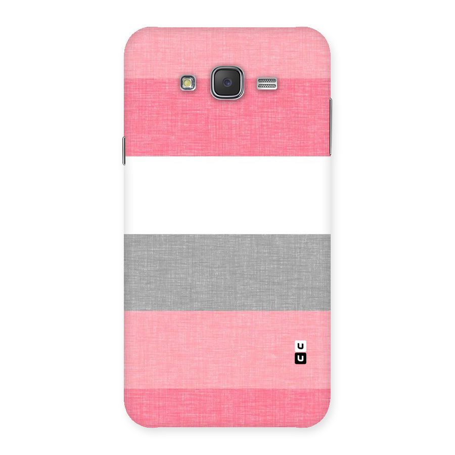 Shades Pink Stripes Back Case for Galaxy J7