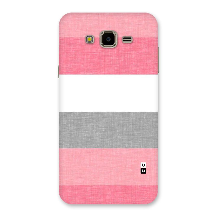 Shades Pink Stripes Back Case for Galaxy J7 Nxt