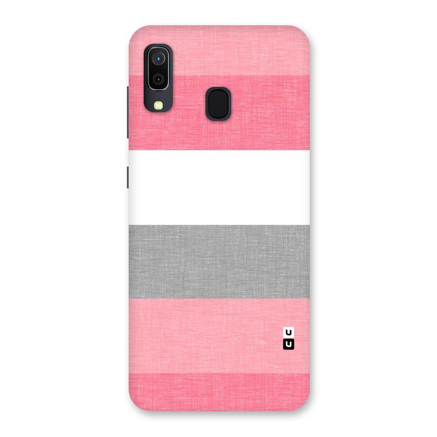 Shades Pink Stripes Back Case for Galaxy M10s